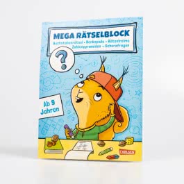 Mega Rätselblock - Buchstabenrätsel, Denkspiele, Zahlenpyramiden, Rätselreime, Scherzfragen
