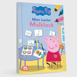 Peppa Wutz Ausmalbilder: Mein bunter Malblock