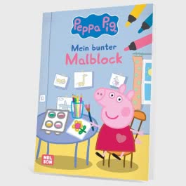 Peppa Wutz Ausmalbilder: Mein bunter Malblock