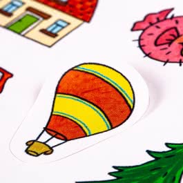 Mein buntes Fingerstempel-Malbuch