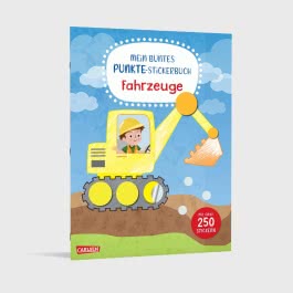 Mein buntes Punkte-Stickerbuch: Fahrzeuge