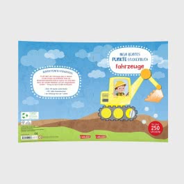 Mein buntes Punkte-Stickerbuch: Fahrzeuge