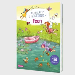 Mein buntes Stickerbuch: Feen