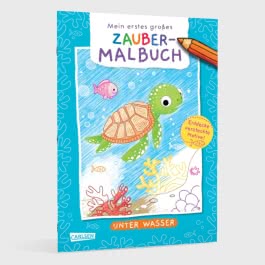 Ausmalbilder für Kita-Kinder: Mein erstes großes Zauber-Malbuch: Unter Wasser