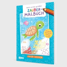 Ausmalbilder für Kita-Kinder: Mein erstes großes Zauber-Malbuch: Unter Wasser