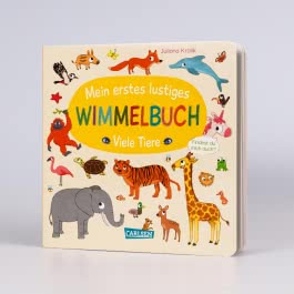 Mein erstes lustiges Wimmelbuch: Viele Tiere