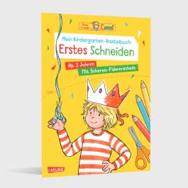 Conni Gelbe Reihe (Beschäftigungsbuch): Mein Kindergarten-Bastelbuch: Erstes Schneiden 