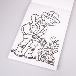 Mein lustiger Osterblock mit Stickern