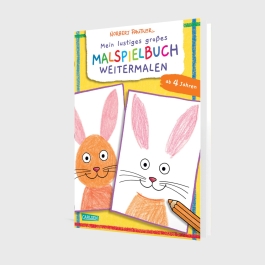 Mein lustiges großes Malspielbuch: Weitermalen (ab 4 Jahren)