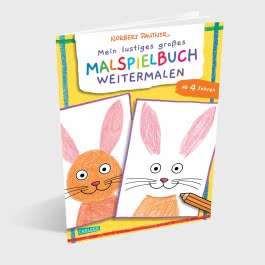 Mein lustiges großes Malspielbuch: Weitermalen (ab 4 Jahren)