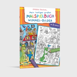 Mein lustiges großes Malspielbuch: Wimmel-Bilder (ab 5 Jahren)