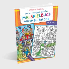 Mein lustiges großes Malspielbuch: Wimmel-Bilder (ab 5 Jahren)