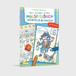 Mein lustiges großes Malspielbuch: Würfeln & Malen (ab 7 Jahren)