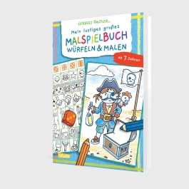 Mein lustiges großes Malspielbuch: Würfeln & Malen (ab 7 Jahren)