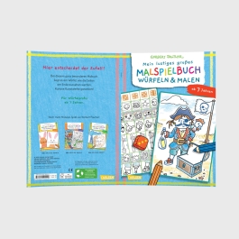 Mein lustiges großes Malspielbuch: Würfeln & Malen (ab 7 Jahren)