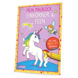 Mein Malblock: Einhörner & Feen