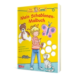 Conni Gelbe Reihe (Beschäftigungsbuch): Mein Schablonen-Malbuch