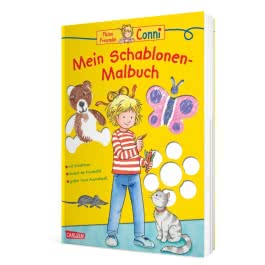 Conni Gelbe Reihe (Beschäftigungsbuch): Mein Schablonen-Malbuch