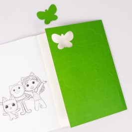 Gabby's Dollhouse: Mein Schablonen-Malbuch