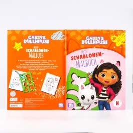Gabby's Dollhouse: Mein Schablonen-Malbuch