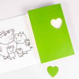 Peppa Wutz Ausmalbilder: Mein Schablonen-Malbuch