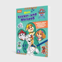 PAW Patrol Mitmachbuch: Mein Sticker- und Malspaß
