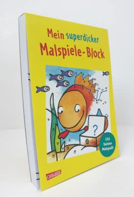 Mein superdicker Malspiele-Block