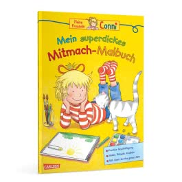 Conni Gelbe Reihe (Beschäftigungsbuch): Mein superdickes Mitmach-Malbuch