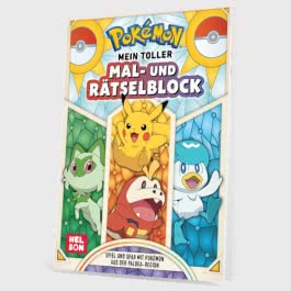 Pokémon Activity-Buch: Mein toller Mal- und Rätselblock 