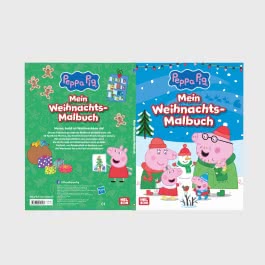 Peppa Wutz Ausmalbilder: Mein Weihnachtsmalbuch
