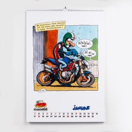 MOTOmania Kalender 2026: Monatskalender im Großformat