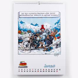 MOTOmania Kalender 2027: Monatskalender im Großformat