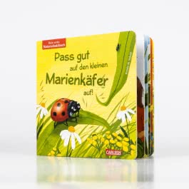 Pass gut auf den kleinen Marienkäfer auf
