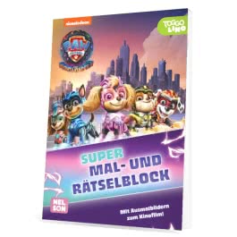 PAW Patrol - Der Mighty Kinofilm: Super Mal- und Rätselblock