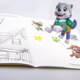PAW Patrol: Malbuch mit Fensterstickern