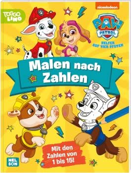 PAW Patrol Kindergartenheft: Malen nach Zahlen