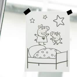 Peppa: Mein Fenstermalbuch