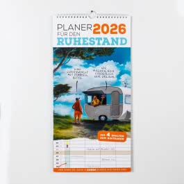 Planer für den Ruhestand 2026: 4 Spalten für jeden Monat