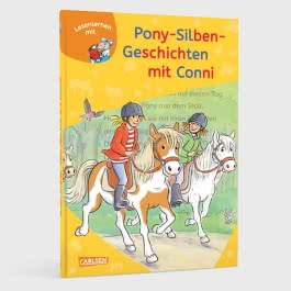 LESEMAUS zum Lesenlernen Sammelbände: Pony-Silben-Geschichten mit Conni