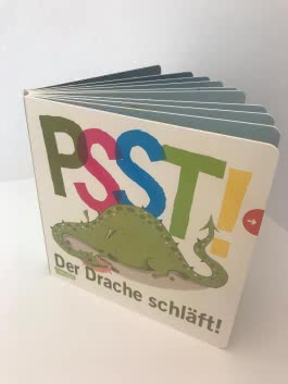 Psst! Der Drache schläft! (Gutenachtgeschichte mit Ausziehseiten) - Ab 2 Jahren