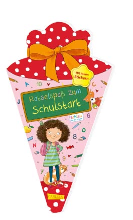 Schlau für die Schule: Rätselspaß zum Schulstart mit Stickern (Schultüte 2023 rosa)