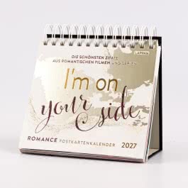 Romance-Postkartenkalender 2027 - I'm on your side
