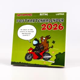 Shit happens! Postkartenkalender 2026