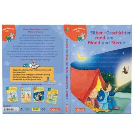 LESEMAUS zum Lesenlernen Sammelbände: Silben-Geschichten rund um Mond und Sterne