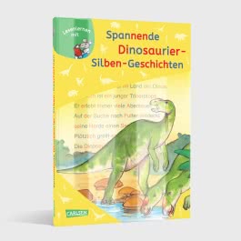 LESEMAUS zum Lesenlernen Sammelbände: Spannende Dinosaurier-Silben-Geschichten