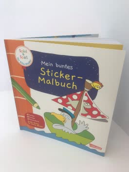 Spiel+Spaß für KiTa-Kinder: Mein buntes Sticker-Malbuch