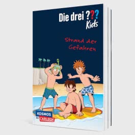 Die drei ??? Kids: Strand der Gefahren. Dreifachband. (Enthält die Bände: Achtung, Strandräuber!, Insel der Haie, Surfstrand in Gefahr)