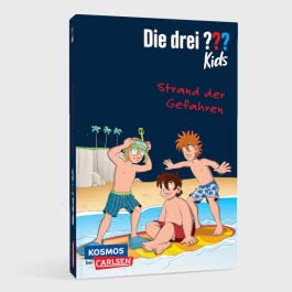 Die drei ??? Kids: Strand der Gefahren. Dreifachband. (Enthält die Bände: Achtung, Strandräuber!, Insel der Haie, Surfstrand in Gefahr)