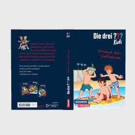 Die drei ??? Kids: Strand der Gefahren. Dreifachband. (Enthält die Bände: Achtung, Strandräuber!, Insel der Haie, Surfstrand in Gefahr)