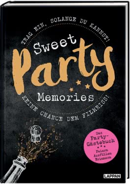 Sweet Memories: Party! Ausfüllbuch für Partygäste